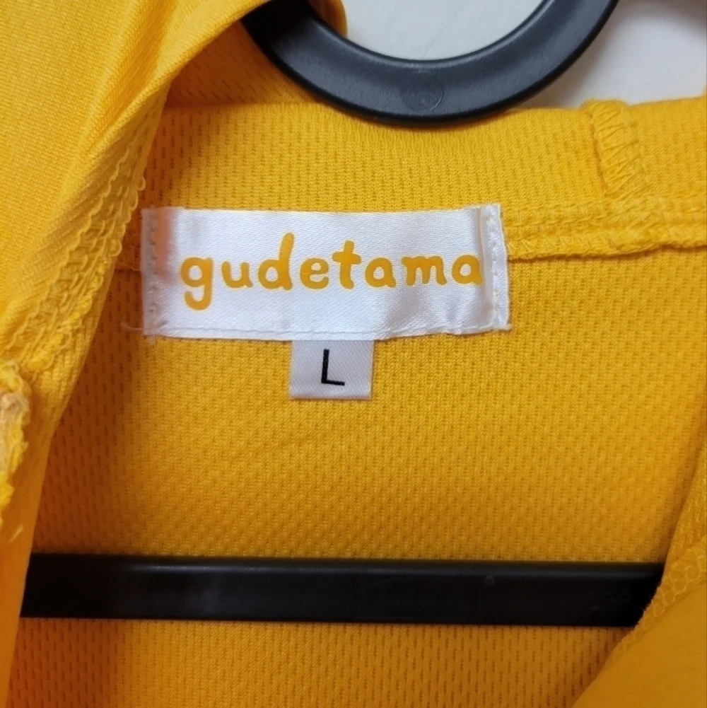 Sanrio Gudetama Hooded Narikiri Rashguard Jacket Yellow L